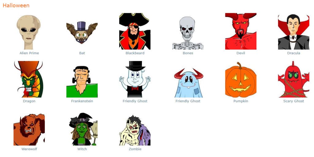 Avatars Halloween